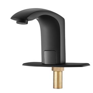 Rubinetto per Lavabo Bagno Senza Contatto con Sensore di Movimento Automatico, Miscelatore Regolabile per WC, Funzionamento a Batteria, con Copertura - Product Image 1