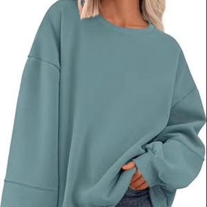 Sudaderas de Invierno 2026 para Mujer, 100% Algodón Puro, Cuello Redondo, Sudaderas de Algodón para Mujer en Venta a Precio de Mayoreo - Product Image 1