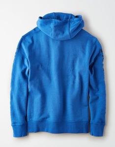 Eagle hoodie mens solid top heavyweight fleece anti pilling casual loose fit spring high quality cotton - Product Image 2