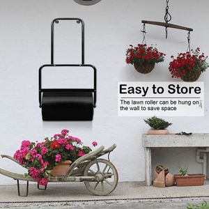 <b>Garden</b> <b>Tool</b> Manual Iron Lawn Roller XH Cylindrical Aerator - Product Image 4