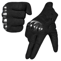 Gants de course en cuir sur mesure, pleine longueur, coupe-vent, respirants, grande taille, avec protection articulaire en fibre de carbone, antidérapants et imperméables