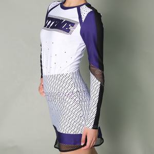 Conjuntos de Uniformes de Animadoras Personalizados, Transpirables, 100% Poliéster, Talla Adulto para Mujer, para Actuaciones de Baile - Product Image 2