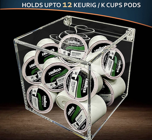 กล่องเก็บของที่เป็นมิตรกับสิ่งแวดล้อมอุปกรณ์จัดระเบียบอะคริลิกใสทันสมัยสำหรับใส่ฝักกาแฟและถุงชา - Product Image 4