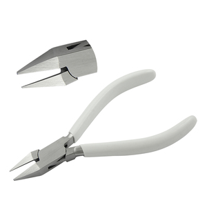 Pince coupante affleurante 160mm mâchoires lisses sans ressort et poignées en PVC boîte commune fabrication de bijoux pince coupante affleurante à fil robuste - Product Image 1