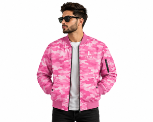 Fashion Men's <b>Camouflage</b> Bomber Jacket Custom Logo Streetwear Style Jacket Windproof Casual Streetwear Polyester Jacket OEM ODM - Product Image 1