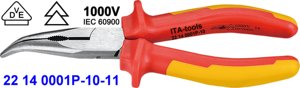 Alicates de Punta Curva Aislados de 1000V con VDE - Product Image 3