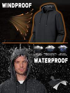 เสื้อแจ็คเก็ตกันลมสำหรับผู้ชายรุ่นใหม่ปี 2026 เสื้อแจ็คเก็ตเดินป่าแบบยุทธวิธี ผ้า softshell กันน้ำ เสื้อแจ็คเก็ต softshell สำหรับผู้ชาย - Product Image 3