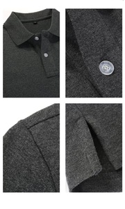 Men's Polo Shirts Fashion New Short Sleeve Men's Golf Shirts Quarter-Zip up <b>Classic</b> Casual Quick Dry Men's Polo Shirts For Sale - Product Image 5