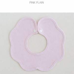 Bavoir bébé JALBEBE en coton doux à motif floral, avec bouton-pression, bavoir d'alimentation à bord festonné mignon, antibactérien, écologique, unisexe - Product Image 3