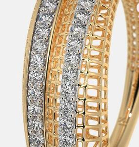 Bague de fiançailles ethnique en or jaune 14 carats avec diamant de laboratoire certifié IGI VVS de 1 à 3 carats, bijoux de mariée uniques et personnalisés pour femmes - Product Image 5