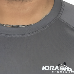 เสื้อแรชการ์ดผู้ชายขายส่งระดับมืออาชีพ พิมพ์ลายตามสั่ง ระบายอากาศได้ดี แห้งเร็ว เป็นมิตรกับสิ่งแวดล้อม ผลิตจากผ้าสแปนเด็กซ์/โพลีเอสเตอร์ ราคาถูก - Product Image 6