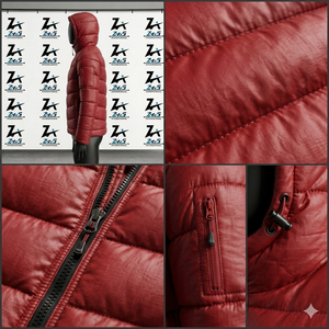 High Quality Casual Winter Coat Custom Winter Fashion Puffer <b>Jacket</b> Waterproof Breathable Windproof Thick Hooded Puffer <b>Jacket</b> - Product Image 6