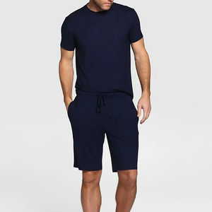 Conjunto Deportivo de 2 Piezas para Hombre, Transpirable, Informal, de Verano, de Algodón, de Secado Rápido, Camiseta de Manga Corta y Pantalones Cortos - Product Image 5