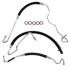 Set di 3 Tubi per Servosterzo per Chevy Silverado GMC Sierra 2500 HD 3500 6.6L V8 Turbo Diesel 2001-2006, 15062625 15295841 15066 - Product Image 1