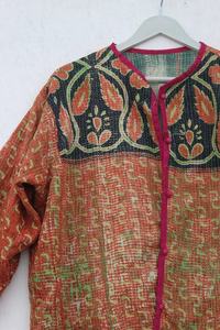 Chaqueta Vintage Kantha Patchwork One Of Kind Chaqueta Para Mujer - Product Image 2