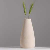 Vases à fleurs en céramique de style antique pour fleurs séchées, design antique beige, style Art Déco, par Universal Overseas