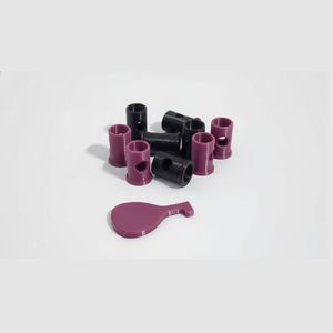 Amortiguadores de Vibración de Silicona Profesionales para Pádel, Durabilidad Personalizada, Antichoque, OEM/ODM Disponible, Logotipo Personalizado, COLORES MEZCLADOS, Todas las Estaciones - Product Image 3