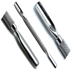 Fine Touch Durable Stainless Steel Cuticle Pusher <b>Tool</b> For Dead Skin Removal <b>Nail</b> Cleaning And Manicure Preparation - Product Image 1