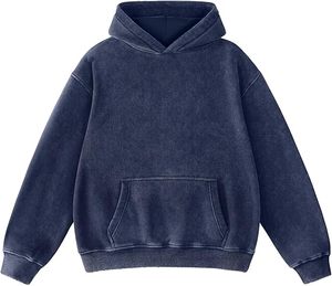 Sudadera con Capucha Premium Estilo Vintage Unisex con Lavado Ácido, Logotipo Personalizado, Streetwear, Corte Oversize - Product Image 1