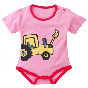 รอมเปอร์สำหรับเด็กทารกทำจากผ้าฝ้ายออร์แกนิก100% สำหรับทารกแรกเกิดมีบริการ OEM/ODM กระดุมสแนปผลิตจากไม้ไผ่ของอินเดีย - Product Image 1