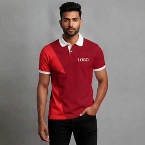 Chemises polo homme 100% coton de haute qualité, bicolores, impression DTF personnalisée, manches courtes, respirantes, vêtements décontractés d'été. - Product Image 1