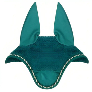Wholesale Custom Logo Western Riding Girth Type Veil Durable Leather Equestrian <b>Fly</b> <b>Nets</b> in Different Sizes with Horse Ear <b>Nets</b> - Product Image 1