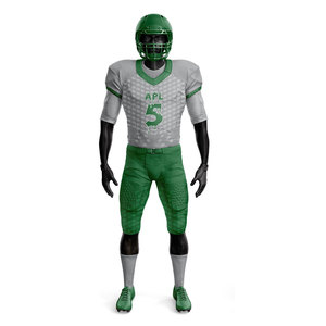 ชุดอเมริกันฟุตบอลแบบใหม่ สั่งทำชื่อและหมายเลขได้  ผ้าทวิลล์แบบทาเคิล  ชุดอเมริกันฟุตบอลสำหรับเยาวชนแบบสั่งทำได้ - Product Image 2