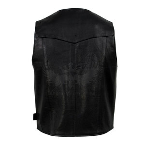 Chaleco de Cuero Genuino para Hombre, Invierno, Resistente al Viento, Algodón, Cómodo, Uso Diario, Fácil de Combinar, Larga Duración, Estilo Moderno - Product Image 5