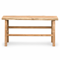 Banc de bar en bois massif sur mesure, de luxe artistique et moderne, avec plateau à bords naturels, pour comptoir haut, extérieur, maison, bar, pub, café, restaurant