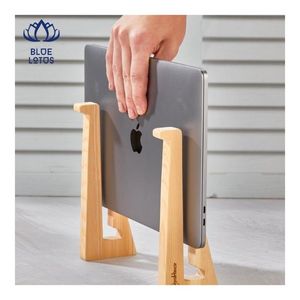 Soporte de Madera para Portátil MÁS VENDIDO, Soporte Ergonómico para Portátil que Eleva el Portátil para una Visualización Cómoda y Mantiene el Espacio de Trabajo Organizado - Product Image 1