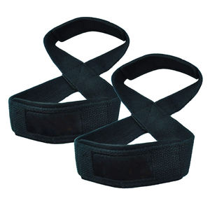 สายรัดข้อมือรูปเลข 8 สำหรับออกกำลังกาย ยี่ห้อ Factory Manufacturing สำหรับเล่นกีฬา ฟิตเนส ยิม อุปกรณ์ยกน้ำหนัก เดดลิฟท์ พาวเวอร์ลิฟท์ติ้ง - Product Image 1