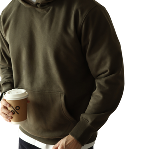 VIENNA INDUSTRY Sweat à capuche zippé pour homme, coupe oversize, style streetwear, motif color block, 100% coton, hiver, coupe-vent, respirant - Product Image 3