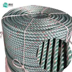 <span class=keywords><strong>Cordage</strong></span> <span class=keywords><strong>marin</strong></span> flexible haute résistance en PP torsadé à 3 brins 6mm-12mm, en HDPE, PP, PE, Nylon, bleu, vert, durable, type Danline - Product Image 5