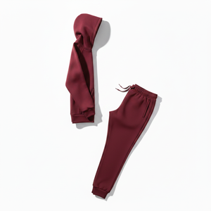 High Quality <b>Plain</b> Blank Tech Fleece Custom <b>Tracksuits</b> Oversized Men Joggers Suits Set - Product Image 4