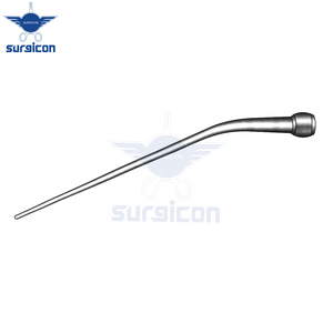 Tubo de Succión Auditiva de 14.5 cm / 5-3/4 Pulgadas de Diámetro Interior, 1 mm de Diámetro Exterior, 2 mm de Grosor, Acero Inoxidable, para Cirugía ORL - Product Image 2
