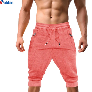 New Arrival Men's Capri Pants Workout Gym Fitness Shorts Casual <b>3</b>/<b>4</b> Jogger Running Breathable Drawstring Pockets Unisex Summer - Product Image 2