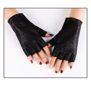 Nouveauté : Gants de danse brillants pour la piscine, unisexes, avec une adhérence exceptionnelle, pour la pole dance, logo personnalisé (polyester, spandex/latex) - Product Image 6