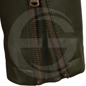 ผลิตภัณฑ์ยอดนิยมผู้หญิงแจ็คเก็ตหนังสีน้ำตาล Biker - Product Image 4