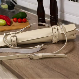 Sac à couteaux en cuir personnalisé, sac de chef en cuir, étui de rangement pour chefs LKR-0302 - Product Image 1