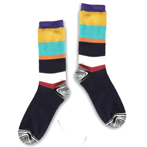 Medias Sólidas para Adultos y Jóvenes, para Yoga, Baloncesto, Uso Diario Informal, Transpirables, Antideslizantes, Tejidas, 100% Nailon, Azul Marino, Naranja, Blanco, Rojo - Product Image 1