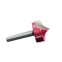 Fresa de carburo de tungsteno afilada de 6 mm con vástago, 55HRC, para tallado de madera, herramienta de fresado, fresa de punta de aguja 3D