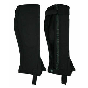 Mini-chaps en cuir de différents modèles pour l'équitation, sur mesure pour adultes, demi-chaps équestres, ajustement premium, choix pour cavaliers occasionnels - Product Image 2