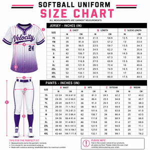 Ensembles d'uniformes de softball personnalisés imprimés par sublimation, maillots et pantalons respirants haute performance 100 % polyester Eclipse Storm Velocity Fusion - Product Image 6