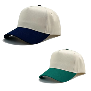 Gorra de Béisbol de Dos Tonos con Paneles Múltiples, Gorra Snapback con Bordado Personalizado, Gorra Deportiva Informal Unisex para Exteriores - Product Image 6