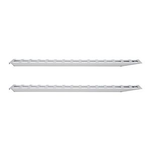 Set di 2 Rampe di Carico in Alluminio Resistente 94 X 15 Pollici, 16 Piastre Antiscivolo, Capacità Combinata 6000 Libbre - Product Image 3