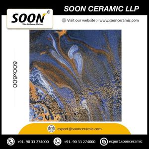 Carreaux muraux en porcelaine Soon Planetoid 600x600mm, imitation brique, texture brillante, antibactériens, résistants aux acides, faible absorption d'eau - Product Image 4