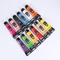 Peinture Corporelle Crème 12 Couleurs Clown Blanc 60ML – Maquillage Gothique Cosplay Mime Zombie Vampire Squelette