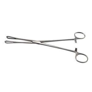 Pinces à éponges Rampley 24,5 cm, manuelles, à mâchoires dentées non traumatiques, en acier inoxydable standard, certifiées CE, chirurgicales, par Dentavex - Product Image 2