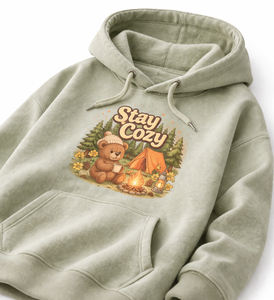 Sudadera con capucha de felpa para hombre, 100% algodón, estilo oversized, con diseño de dibujos animados, de secado rápido y transpirable. - Product Image 1