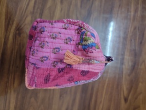 Pochette en écorce de maïs, pochette à maquillage durable, sac matelassé souple et portable, étui cosmétique léger, vente en gros - Product Image 2